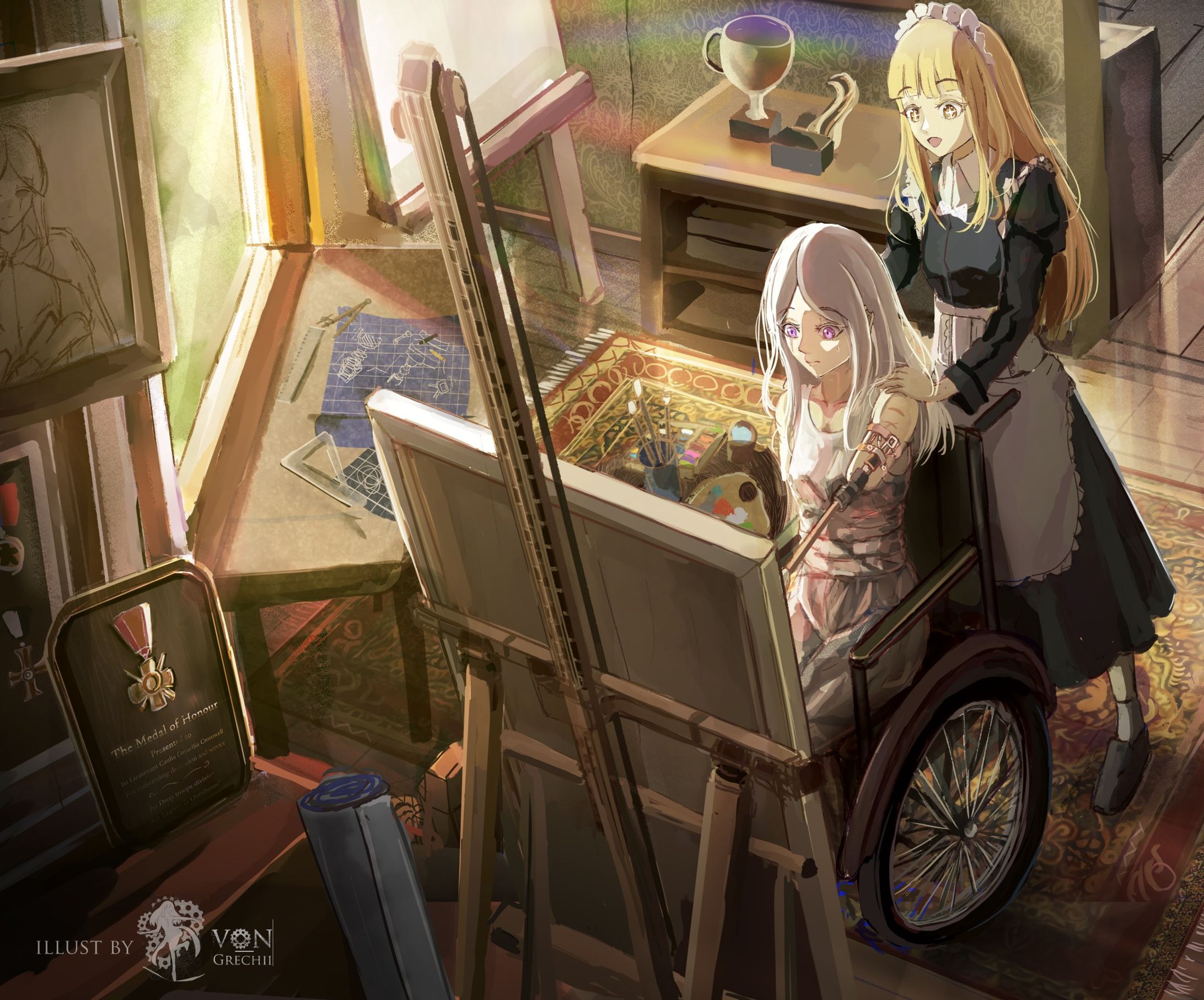 I Will Help You be an Artist Again

#art #illustration #oc #originalillustration #girl #animegirl-1