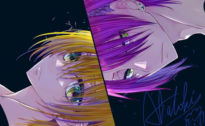 顔だけ描きたいシリーズでした