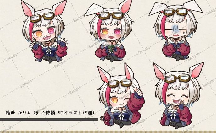 【ご依頼】配信用SDイラスト