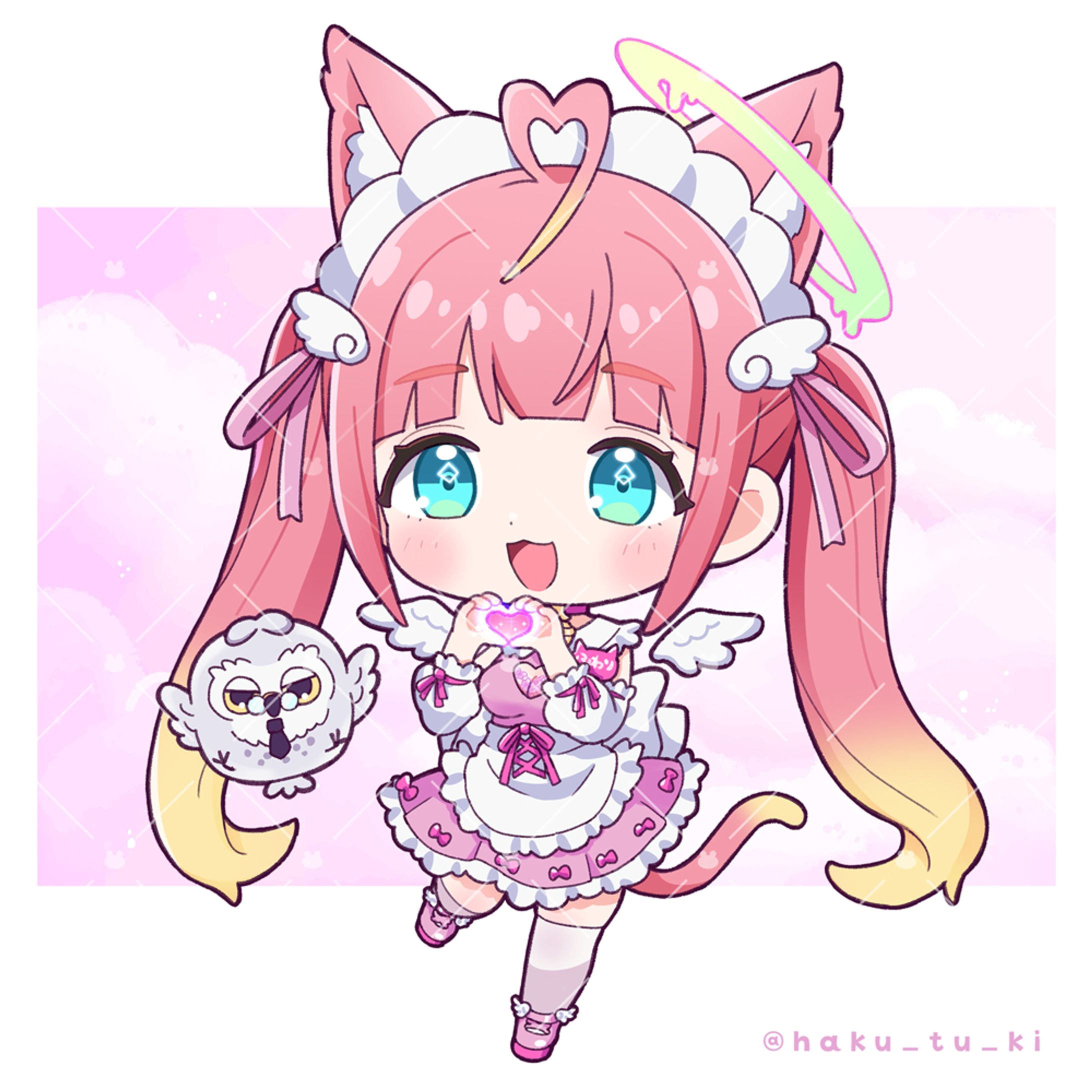 羽玖月ふわり様 ネコメイド-1