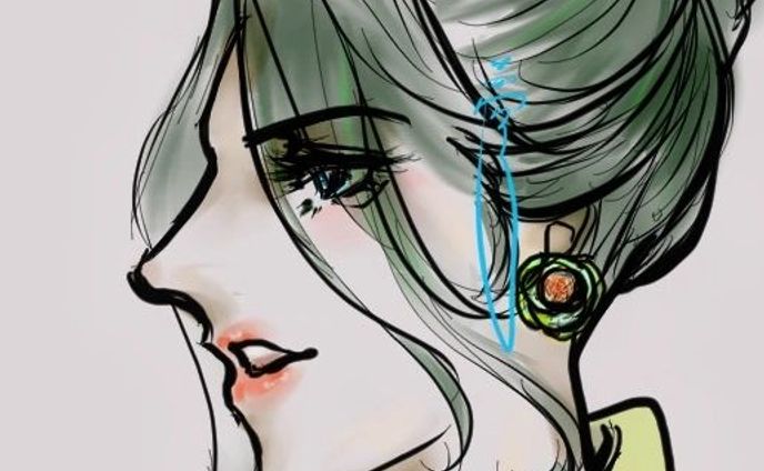 20220121.手癖らくがき。#ごりごりごりっと芯減らし訓練 #originalcharacter　#ARTISULd16pro #clipstudiopaintpro #一次創作 
#amateurillustration #digitalillustration