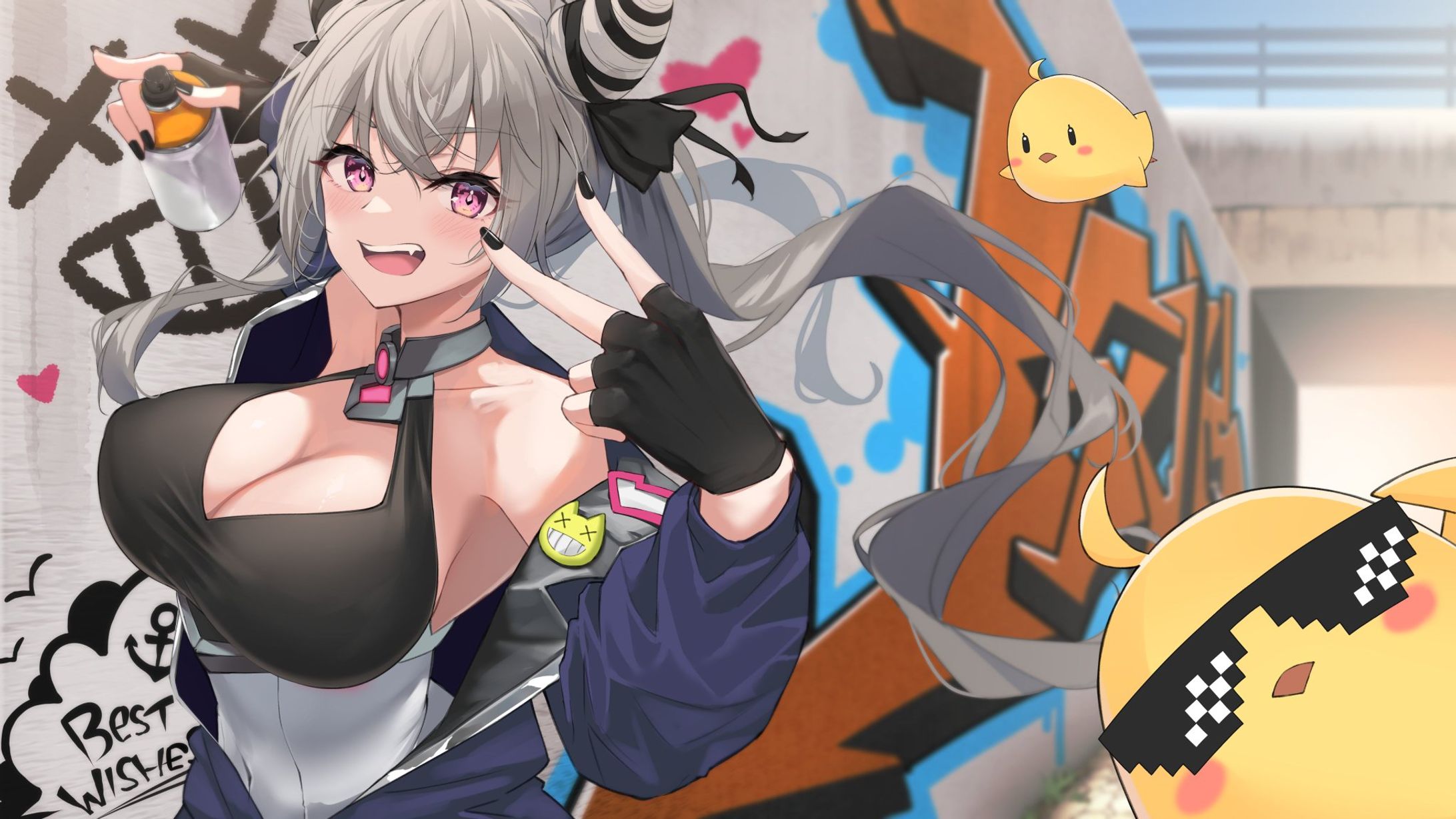 『アズールレーン』EN版フォロワー達成記念イラスト-1