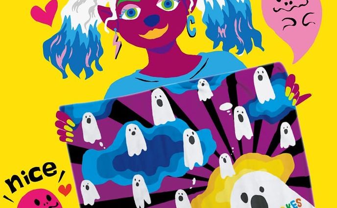 【OBAKES 】 のブランケット💖🌈
・
・
【スズリ】のCHEBLOのショップで販売中です🎁
・
他にも色んな商品があるので、よかったら覗いてみてね🤹💛❤
・
・
#cheblo#ポップ#イラスト#カラフル#fashion#illust#pic#絵#character#illustrator#illustrator #colorful#pop#ブランド#cute#バケオ#girl#女の子#おばけ #ghost#street#blanket#presents#出島#ショップ#ストリート#キャラクター#ファッション#bluehair#rock#band