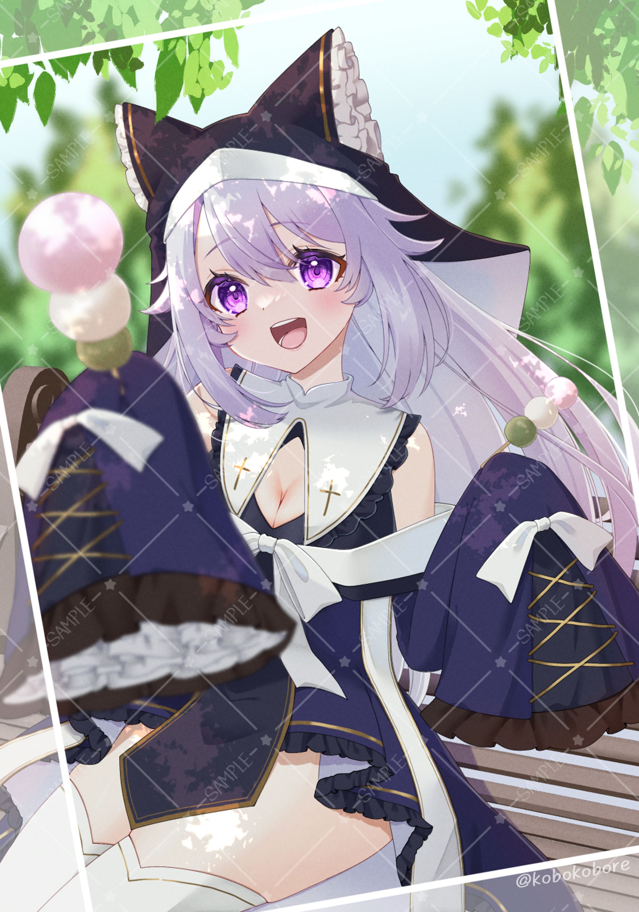 月実いのり様デビュー記念イラスト-1