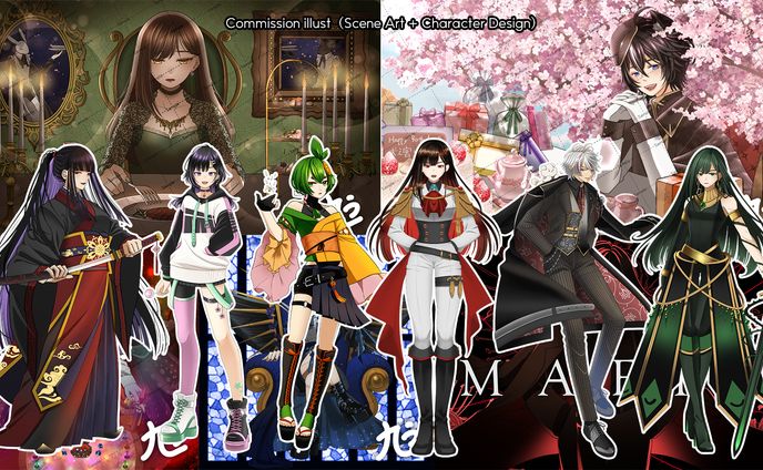 Scene Art + Character Design Sample
