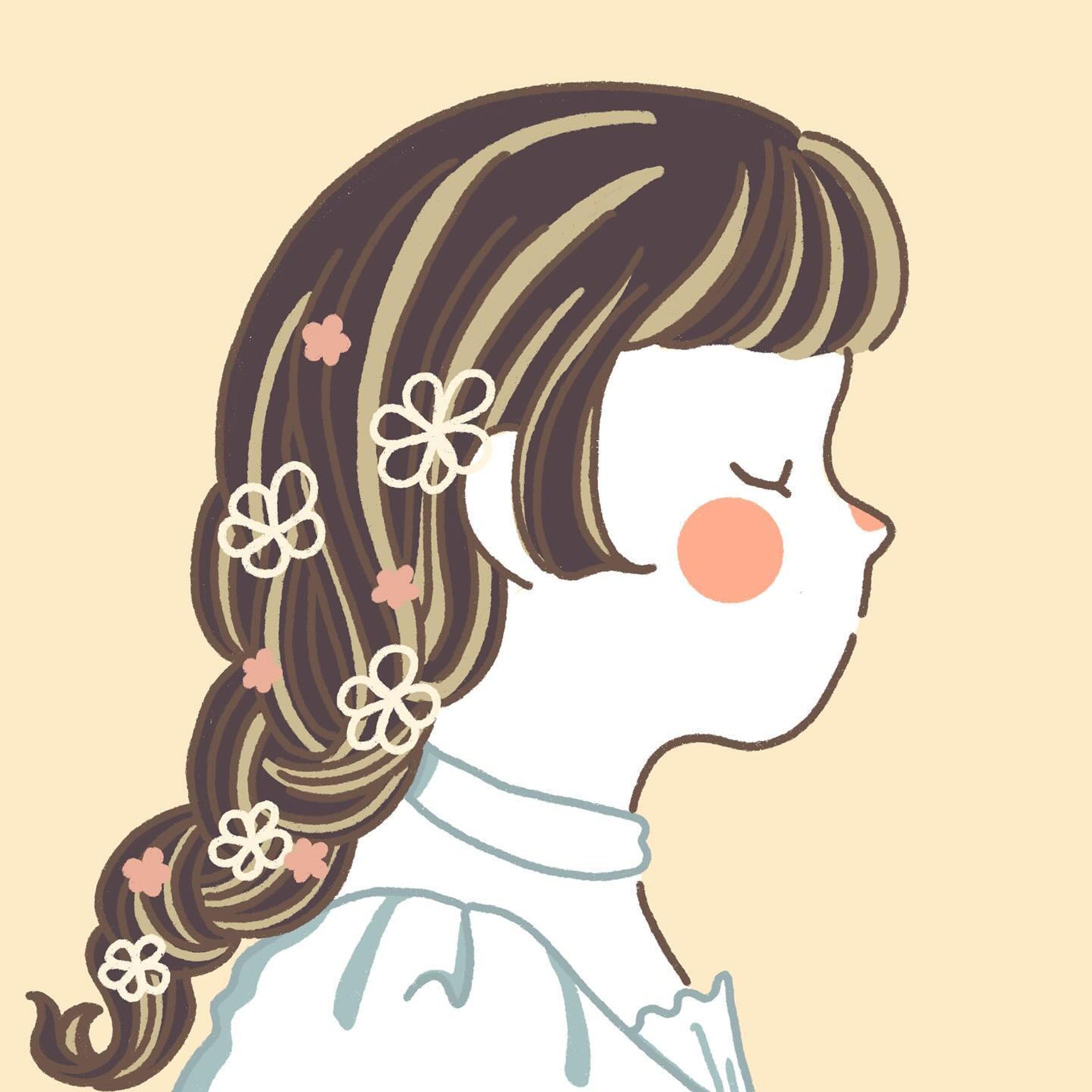 お花とツートンカラーヘアーの女の子

大好きなYouTuberさんのMashAyaさんがご結婚されさとのことで、Ayaさん風の女の子を描きました。
ご結婚おめでとうございます！！

#イラスト#イラストグラム
#procreate#イラストレーター#イラストレーション#女の子の横顔イラスト#女の子イラスト#お仕事募集中#アイコンイラストオーダー#mashaya #mashayavideo #結婚式ヘアアレンジ 
#illustrater
#illustrate#illust#illustrationart#illustgram-1