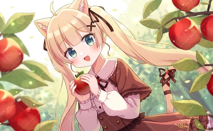 Vtuberりとるん FANBOX用イラスト