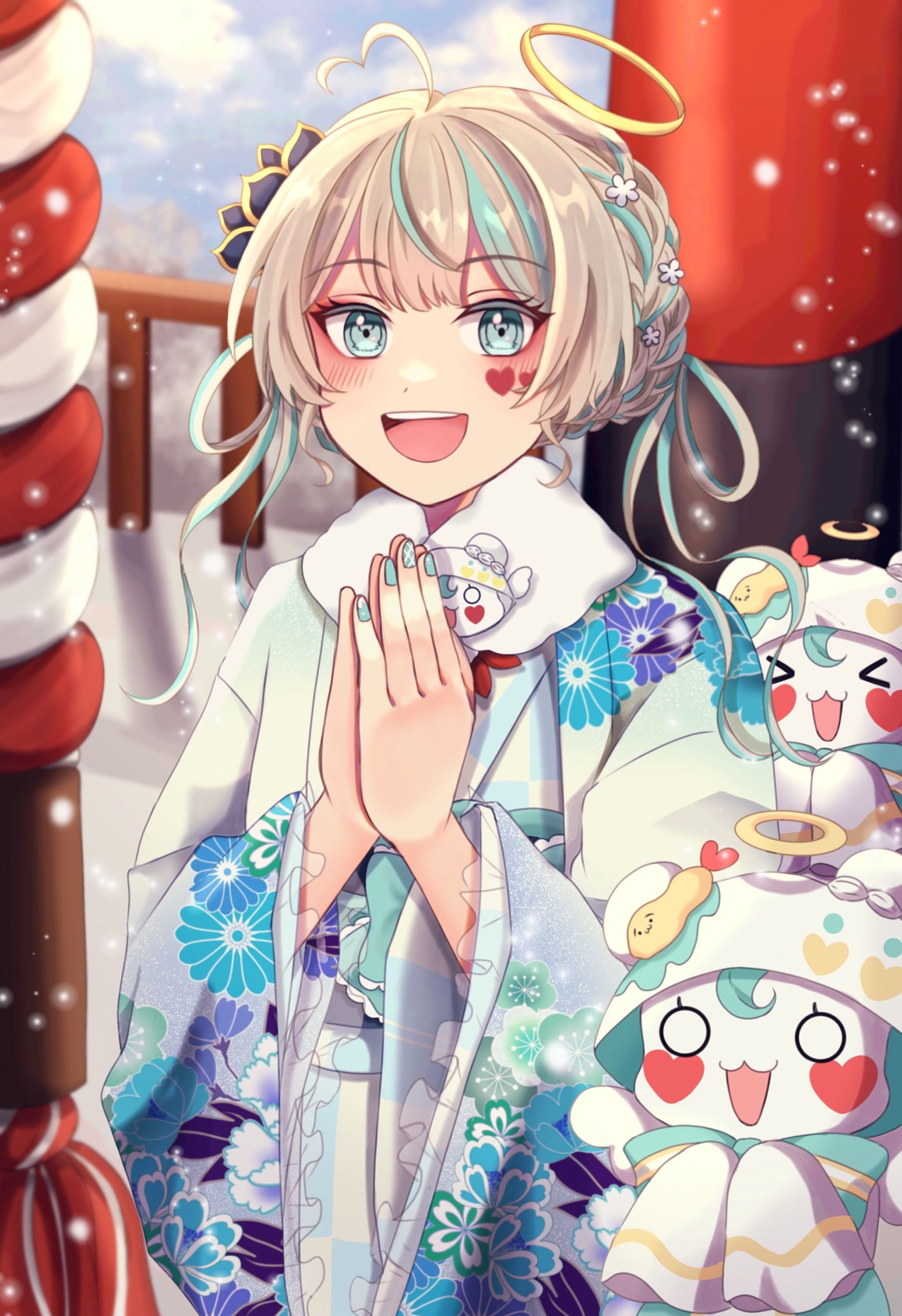 天羽しろっぷ様 お正月イラスト-1