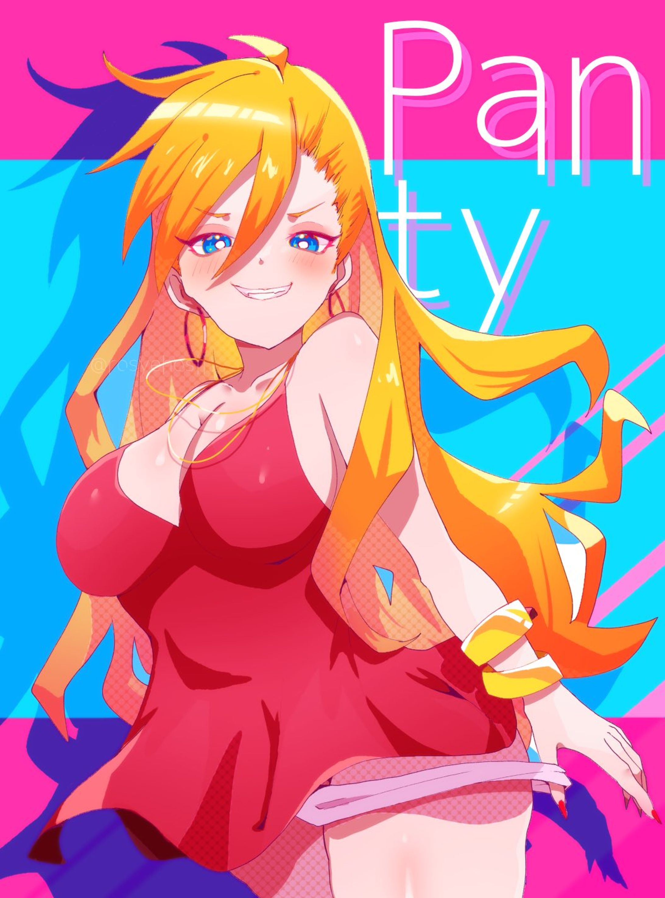 パンティ＆ストッキングwithガーターベルトイラスト-1