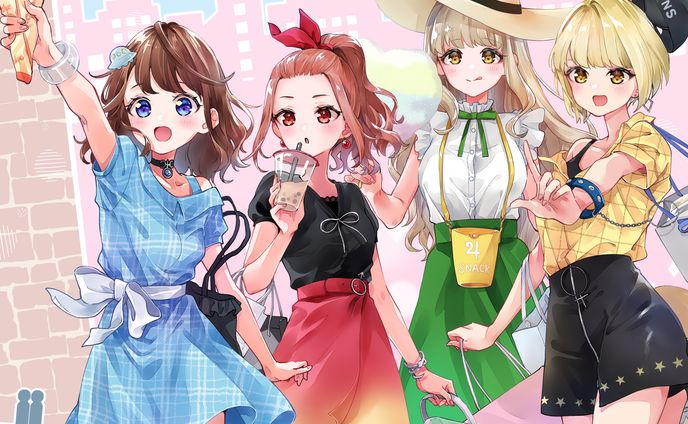 Virtual Avexまりなす様｜「#まりなすの私服」グッズイラスト