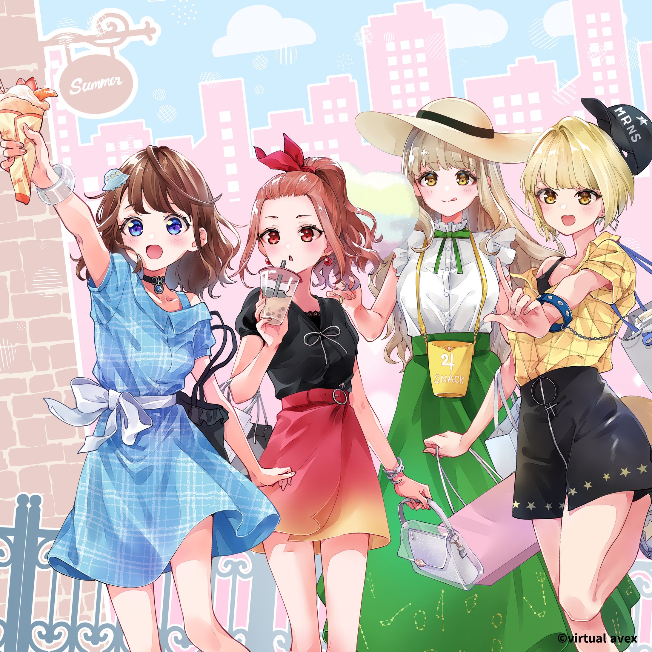 Virtual Avexまりなす様｜「#まりなすの私服」グッズイラスト-1