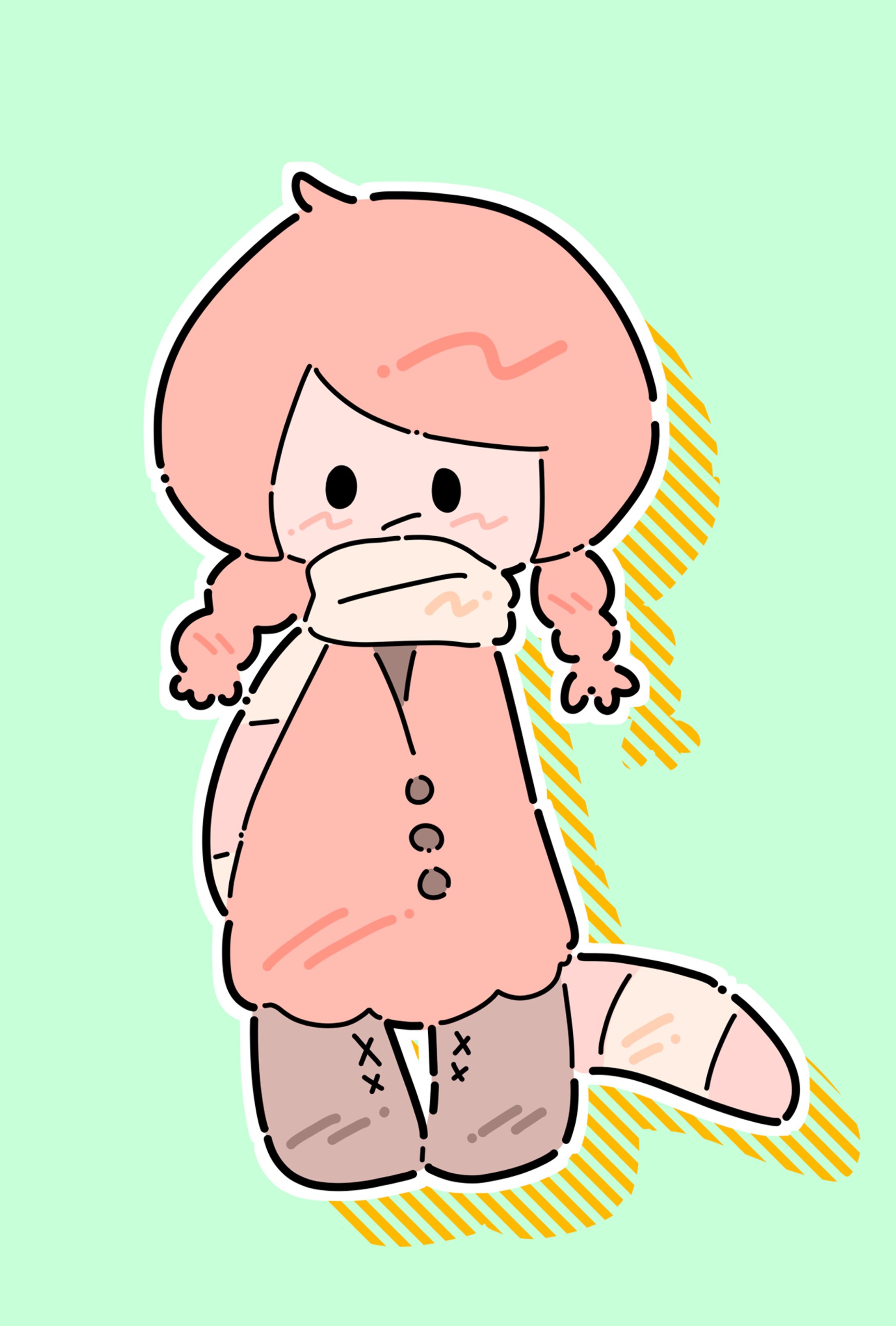 ひとつもんみみず擬人化-1