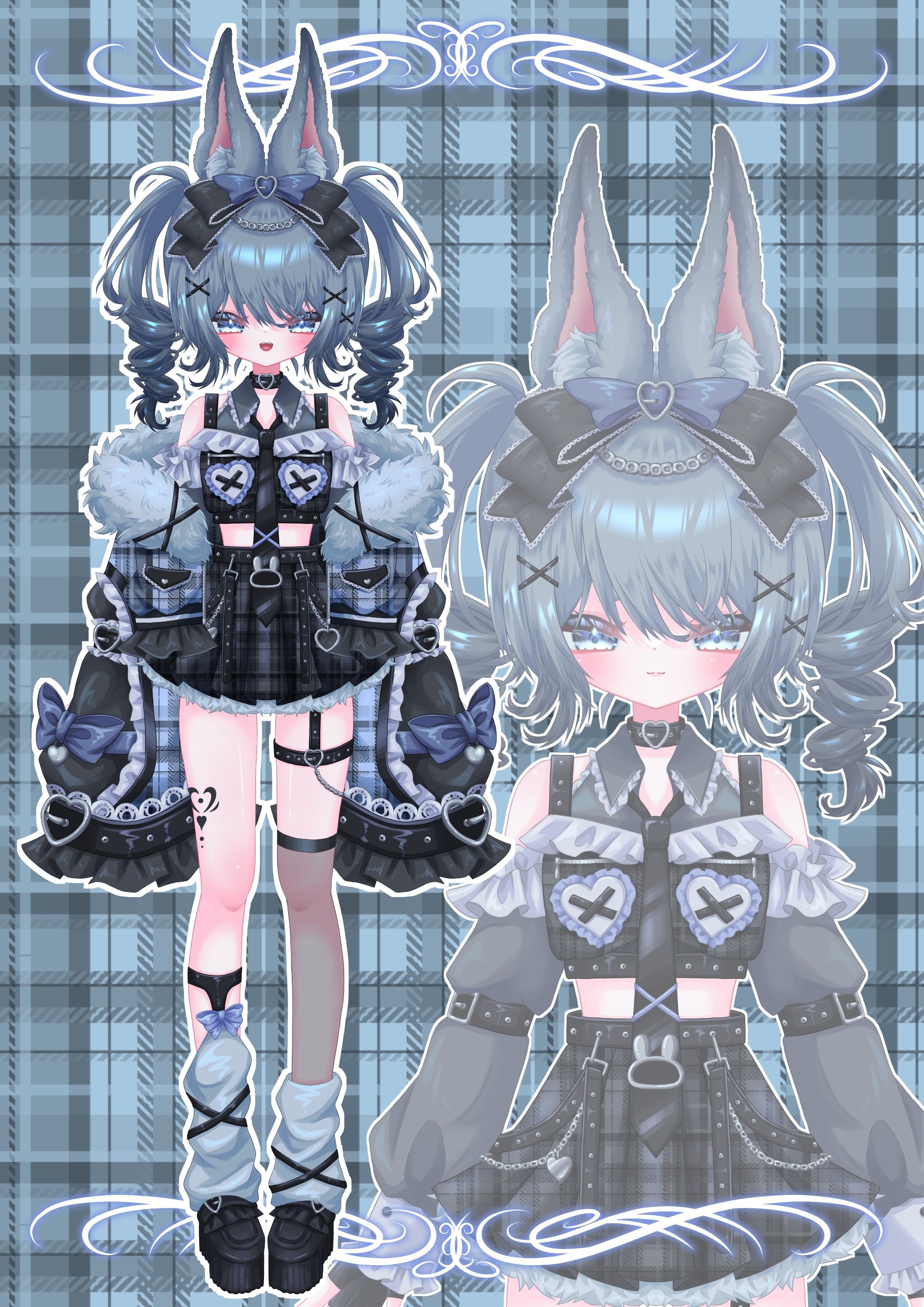 うさぎ×地雷パンクな女の子-1