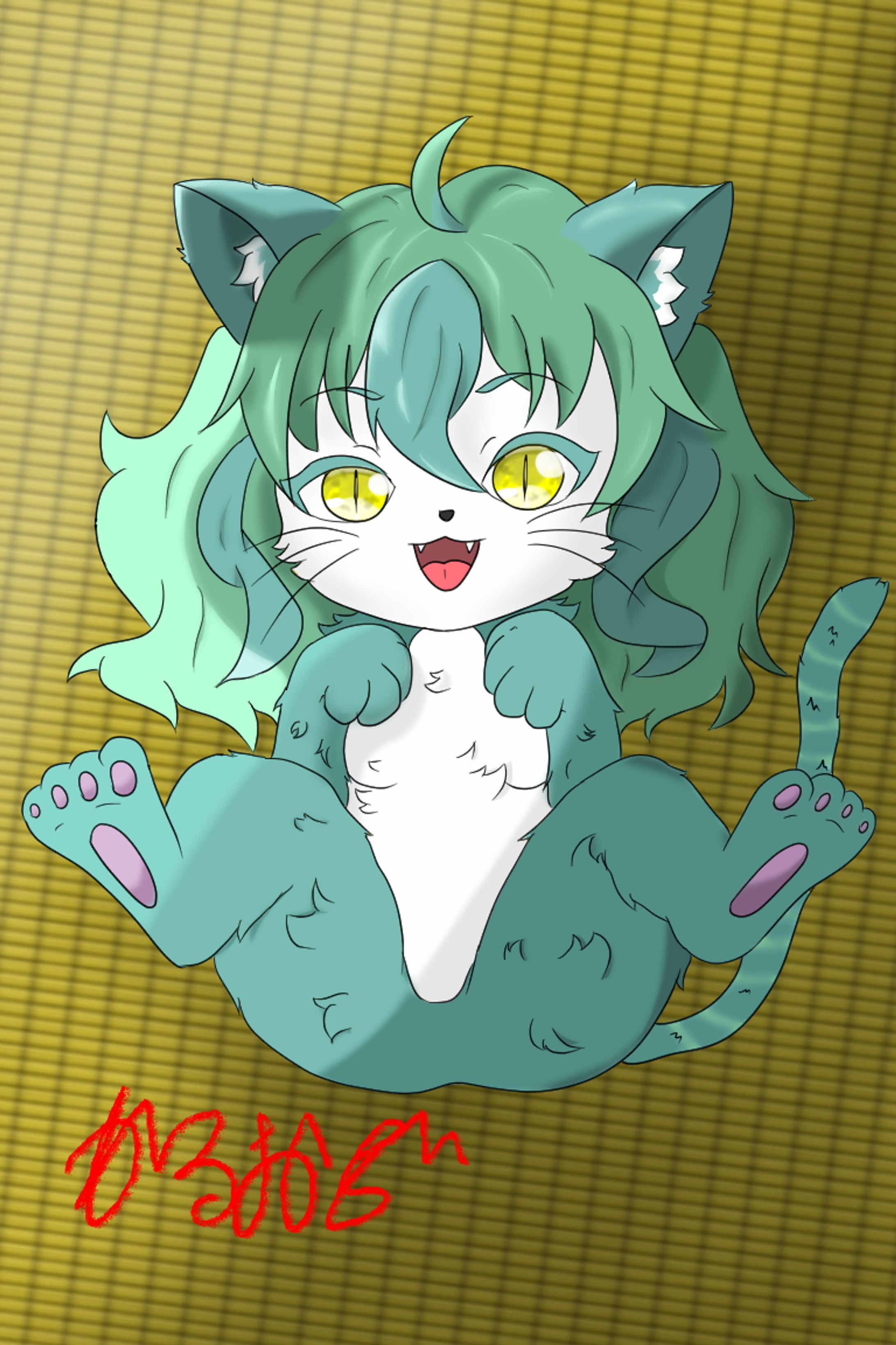 寝転がってますね！猫だけに！！！！はっはっは(カルパスおぢさん)-1