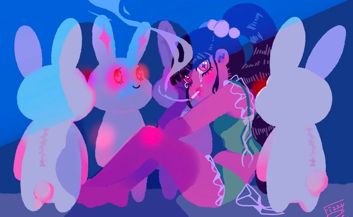 What's your worst nightmare? Watch out, here comes the bunny! 🐰🌌

#illustration #art #drawing #artist #digitalart #artwork #sketch #illustrator #design #draw #artistsoninstagram #painting #instaart #sketchbook #graphicdesign #artoftheday #digitalillustration #fanart #procreate #illustrationartists #creative #digitaldrawing #arte #inktober #ink #love #doodle #anime #portrait