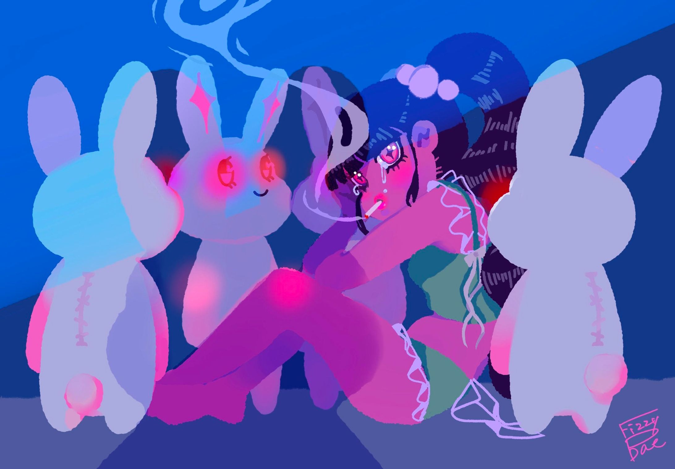 What's your worst nightmare? Watch out, here comes the bunny! 🐰🌌

#illustration #art #drawing #artist #digitalart #artwork #sketch #illustrator #design #draw #artistsoninstagram #painting #instaart #sketchbook #graphicdesign #artoftheday #digitalillustration #fanart #procreate #illustrationartists #creative #digitaldrawing #arte #inktober #ink #love #doodle #anime #portrait-1