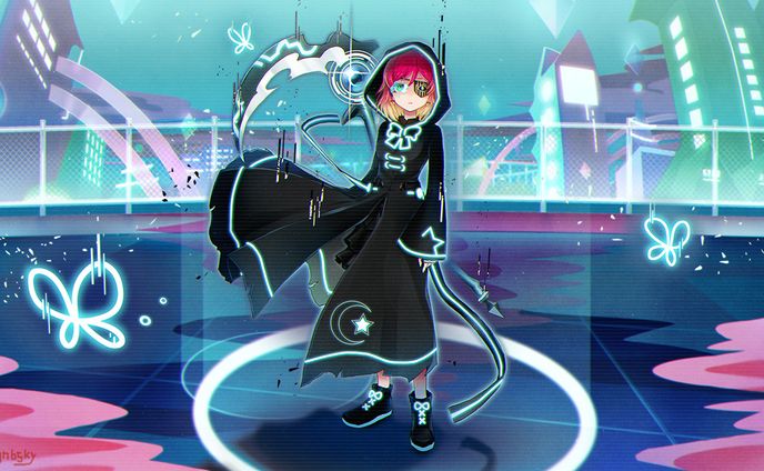 【MV用イラスト】夜宮みどな様