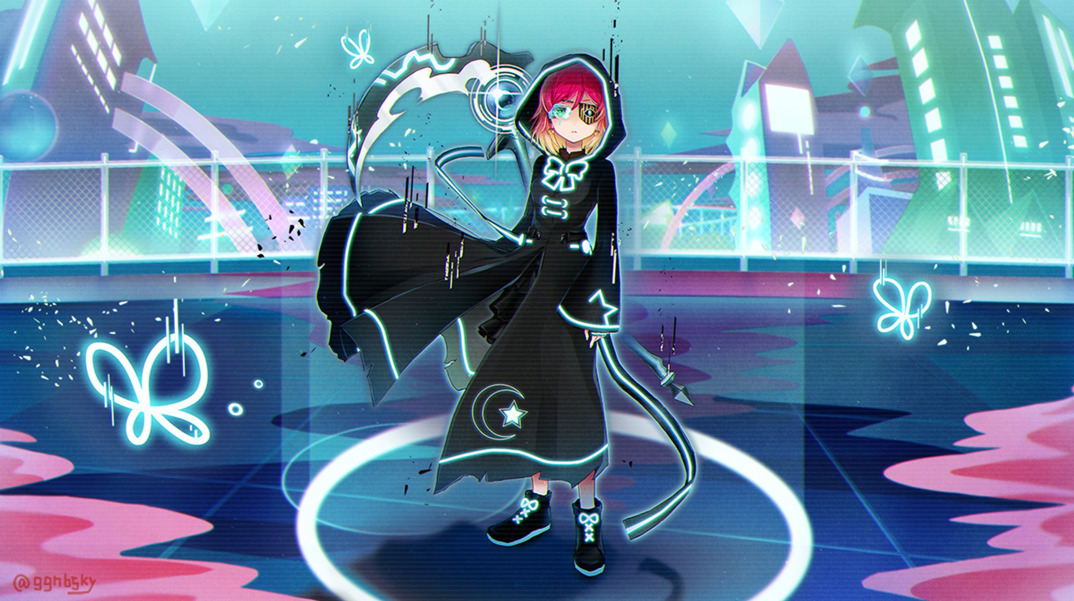 【MV用イラスト】夜宮みどな様-1