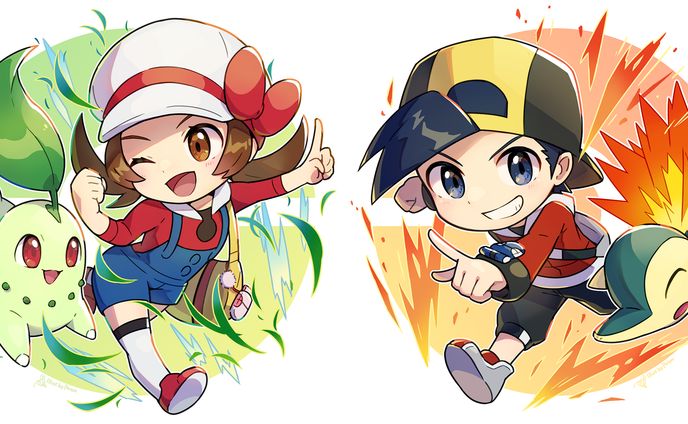 コトネ×チコリータ＆ヒビキ×ヒノアラシ