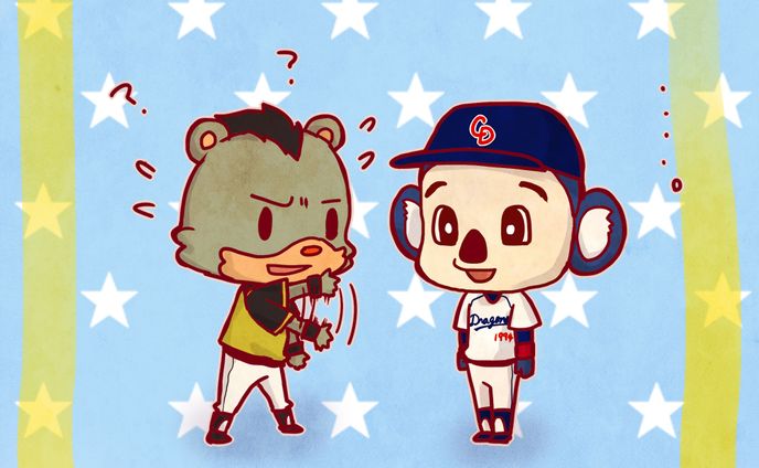 野球マスコットファンアート
