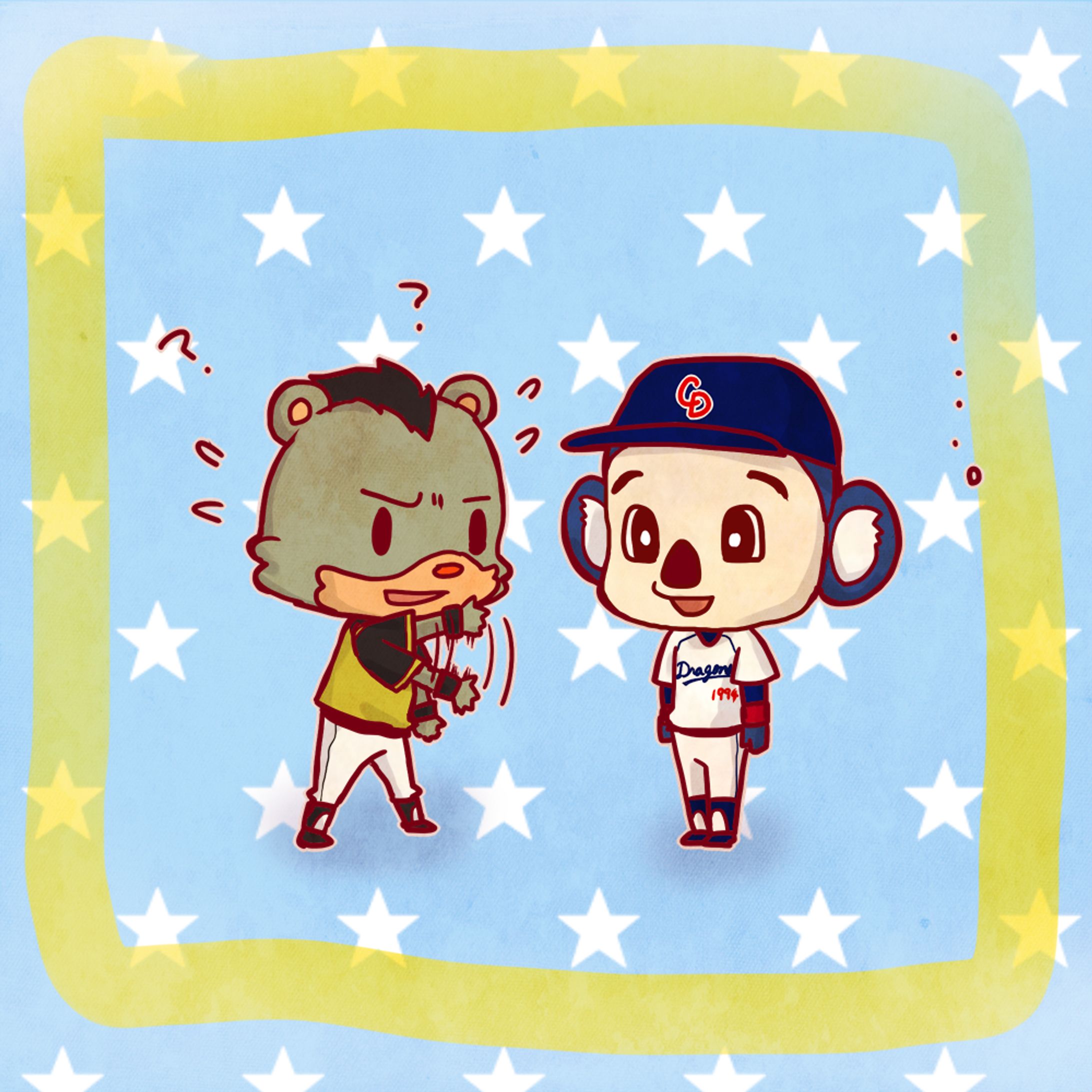 野球マスコットファンアート-1