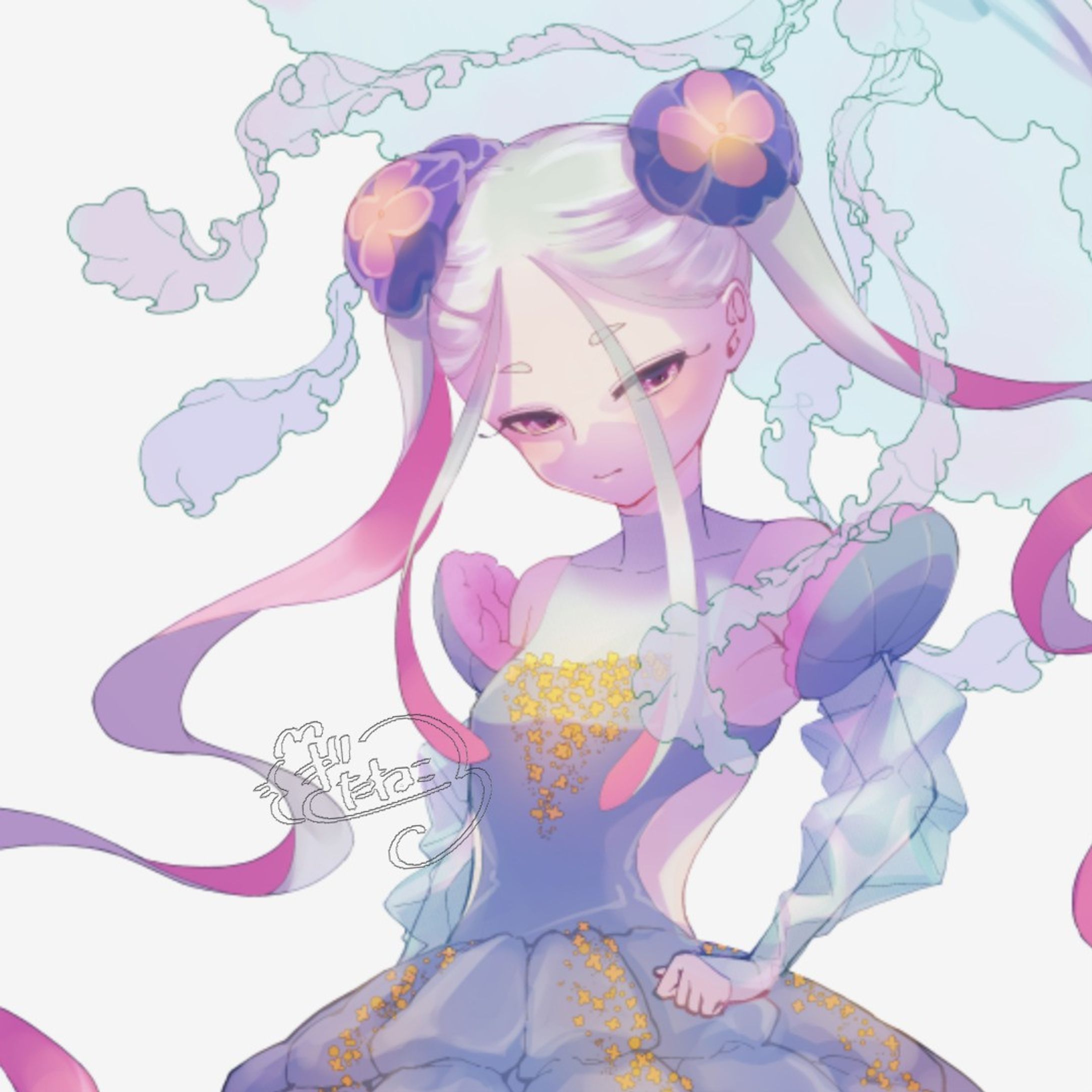 ミズクラゲちゃん🐾

#イラスト #illustration #女の子イラスト #girlsillustration #クラゲモチーフ #オリジナル #オリジナルキャラクター #oc #originalcharacter-1