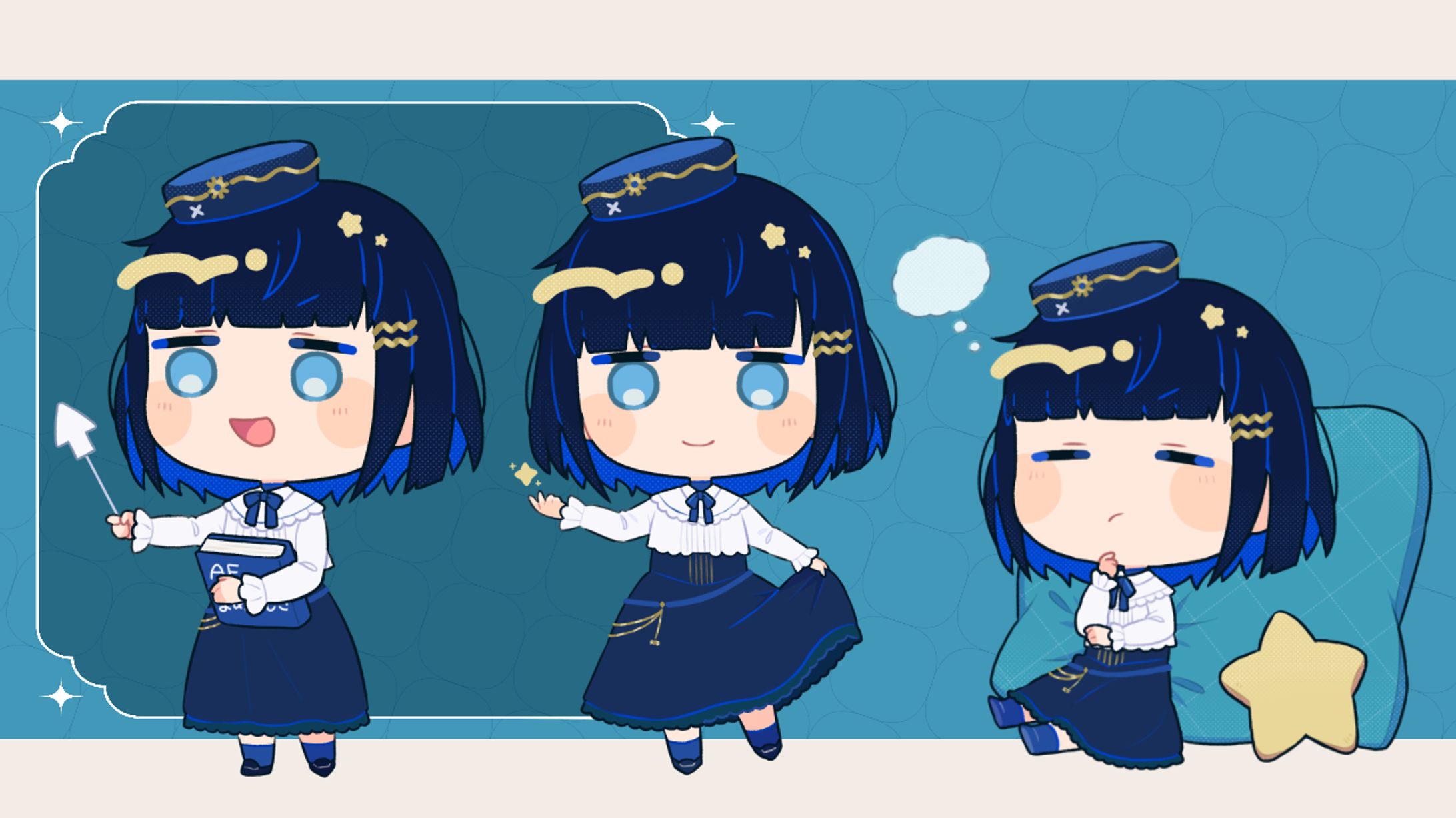 【お仕事】かめちぐ様 ミニキャライラスト-1