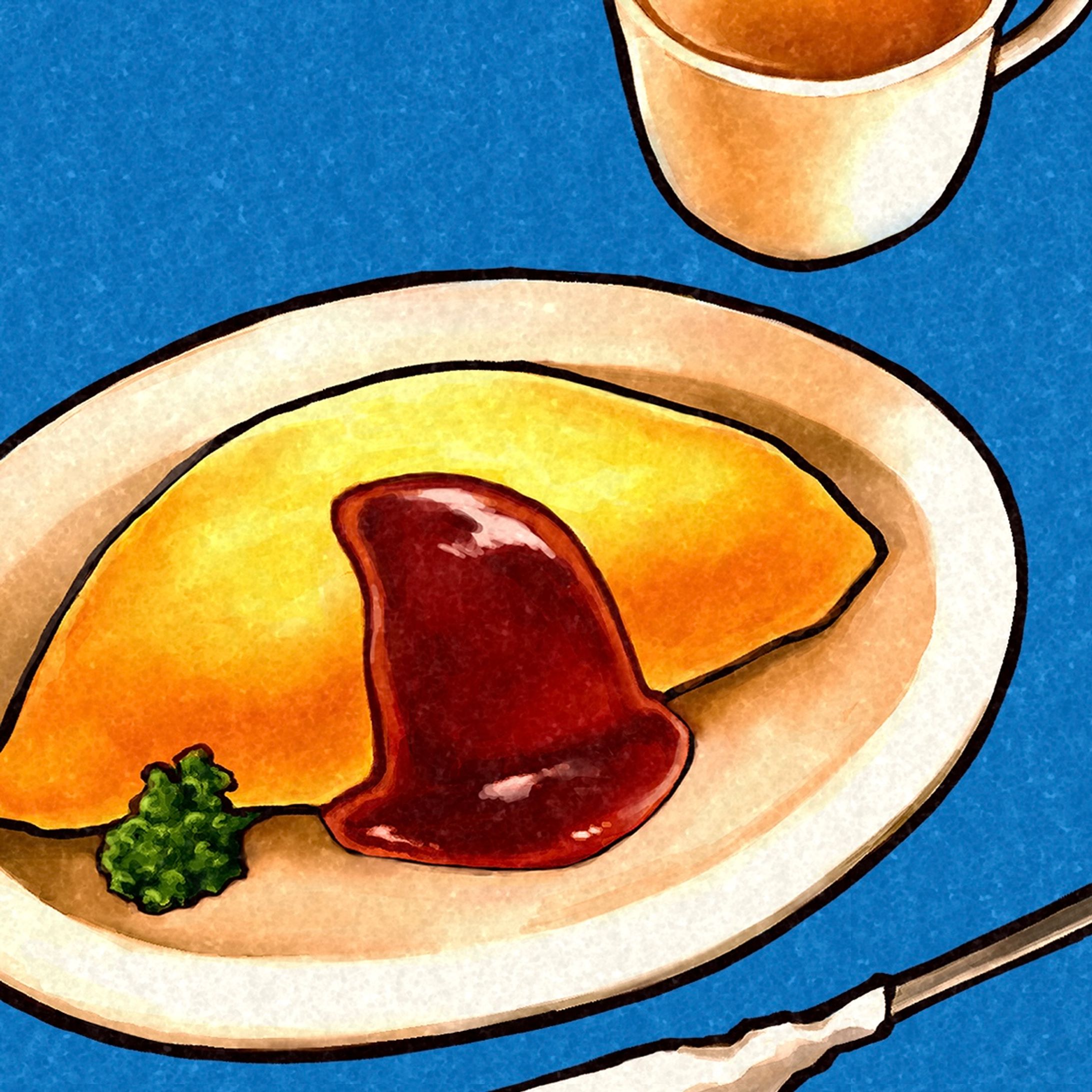 いつもの喫茶店ランチ-1