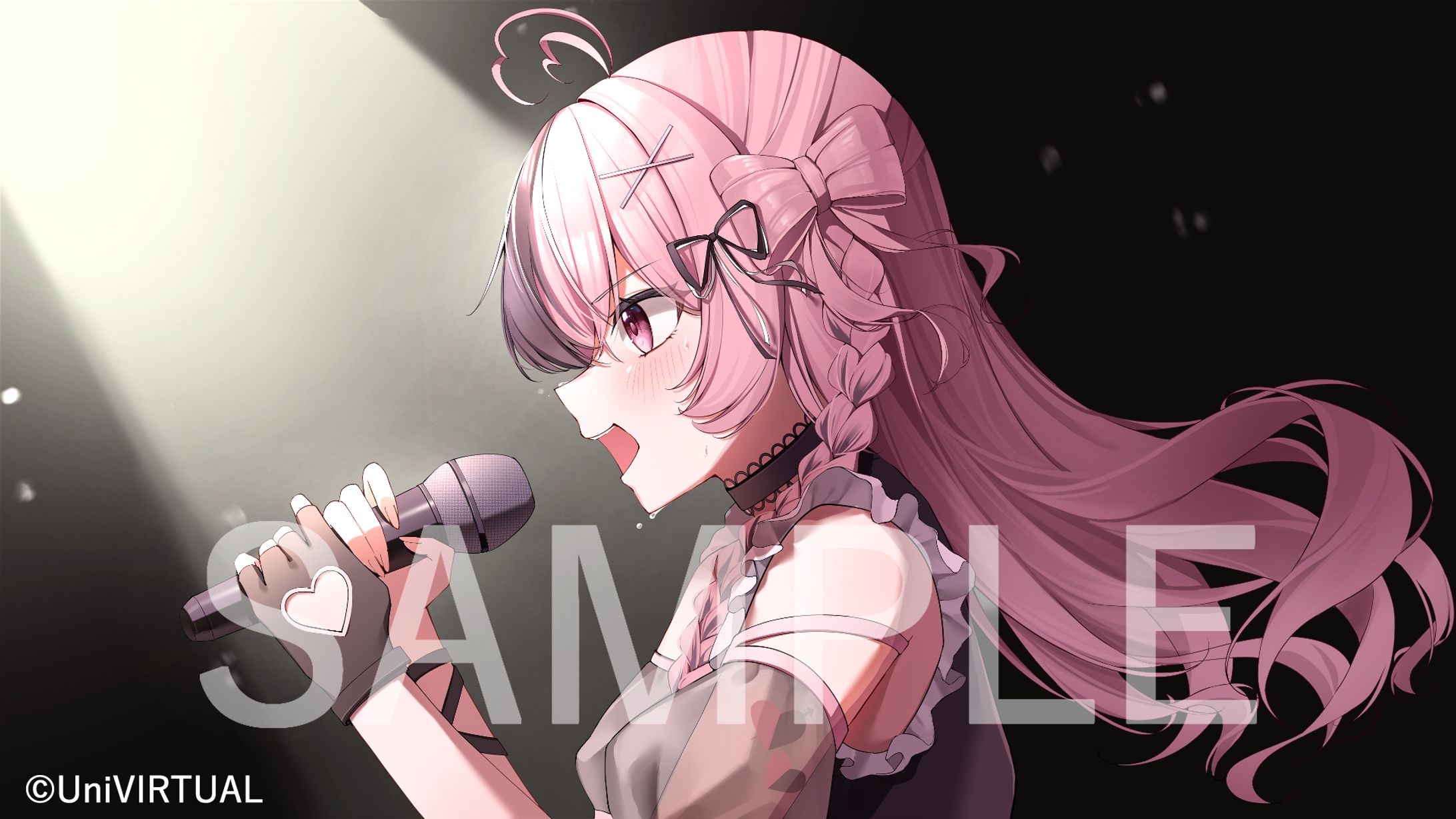 UniVIRTUAL所属 心響咲良様｜『God knows...』歌ってみたイラスト-1