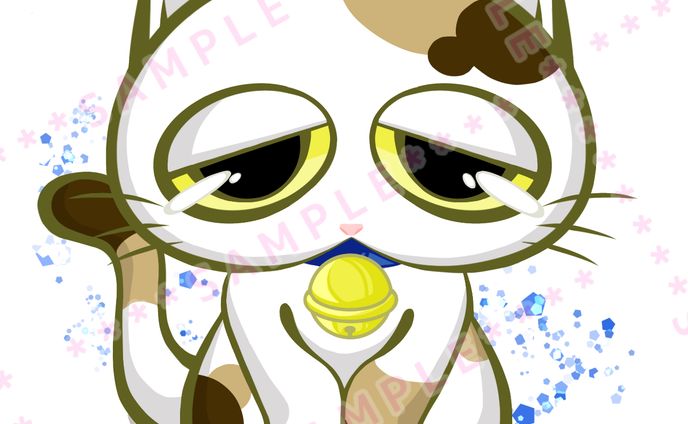 【work】たれ目のネコちゃん