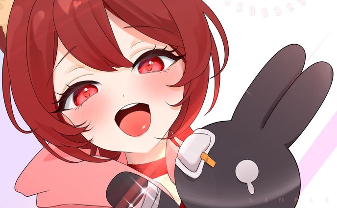 【Vtuber】留夢れむ様/壁紙・立ち絵