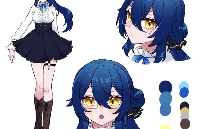 【お仕事】鬱見憂様 キャラデザ