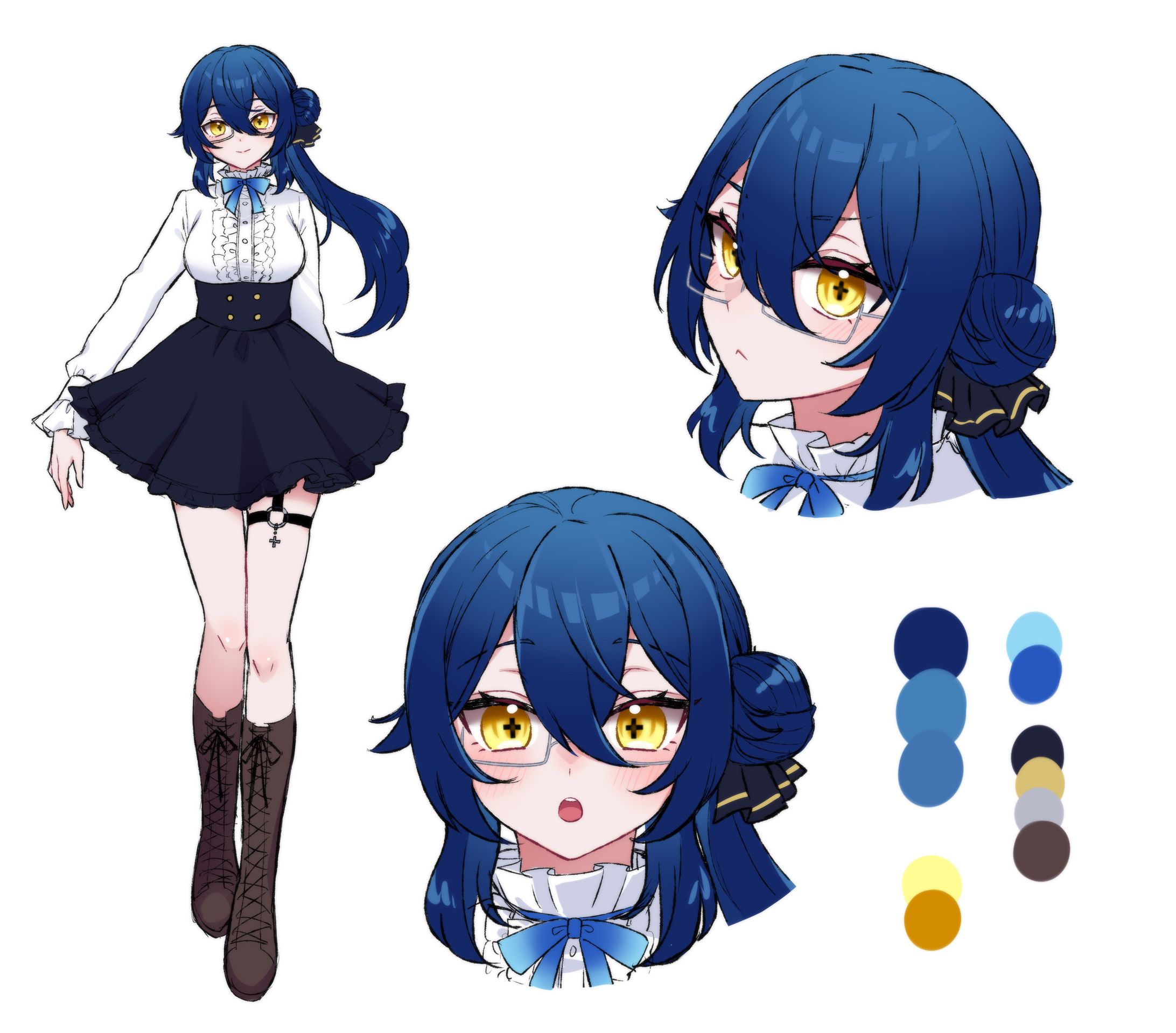 【お仕事】鬱見憂様 キャラデザ-1