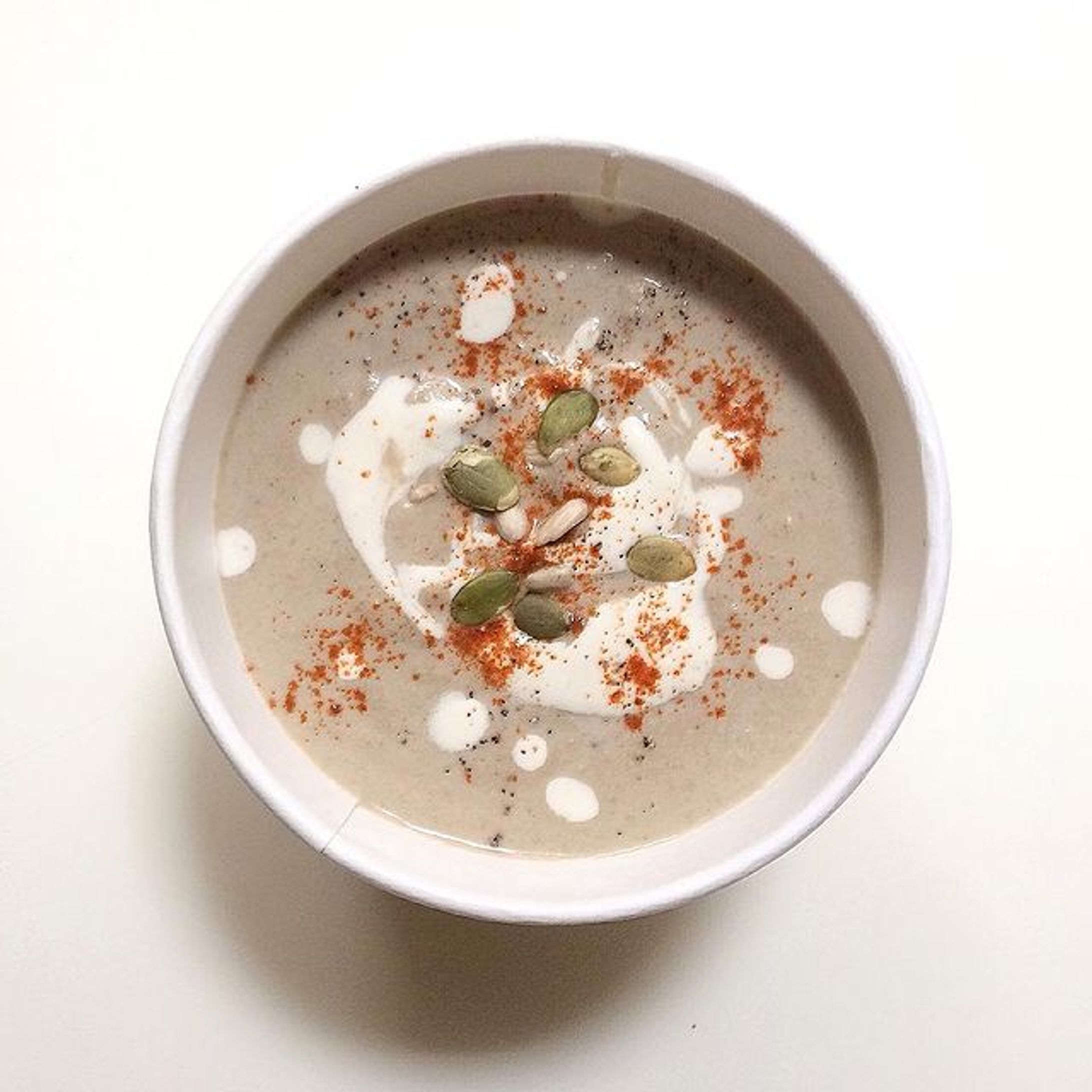 レシピ提供 Vegan Mushroom Soup-1
