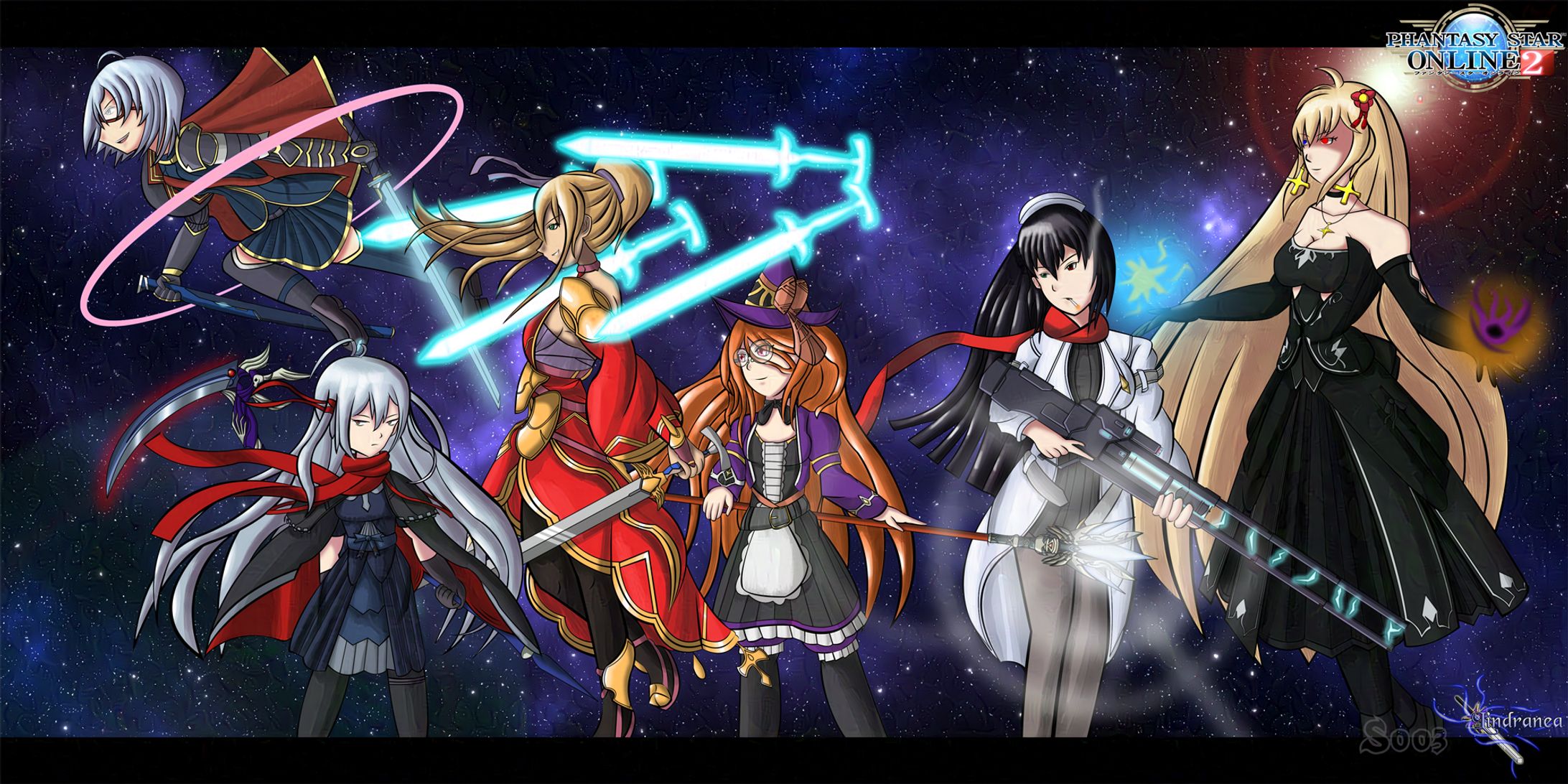 [Phantasy Star Online 2] All Six-1