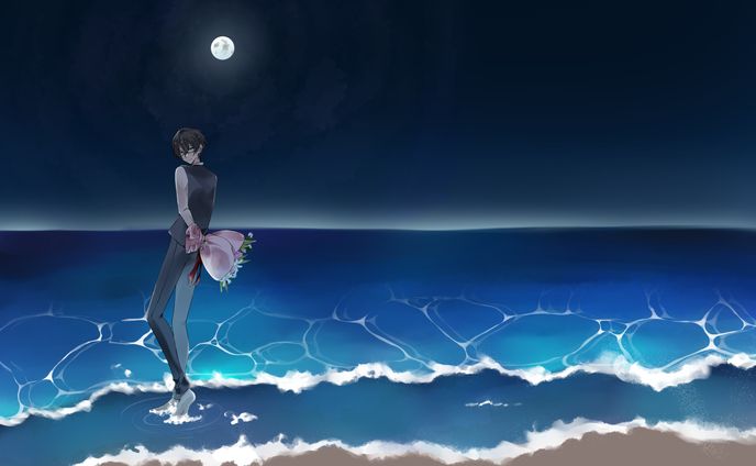 小説装画風イラスト