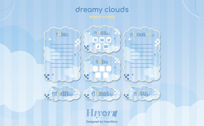 Dreamy Clouds Panels