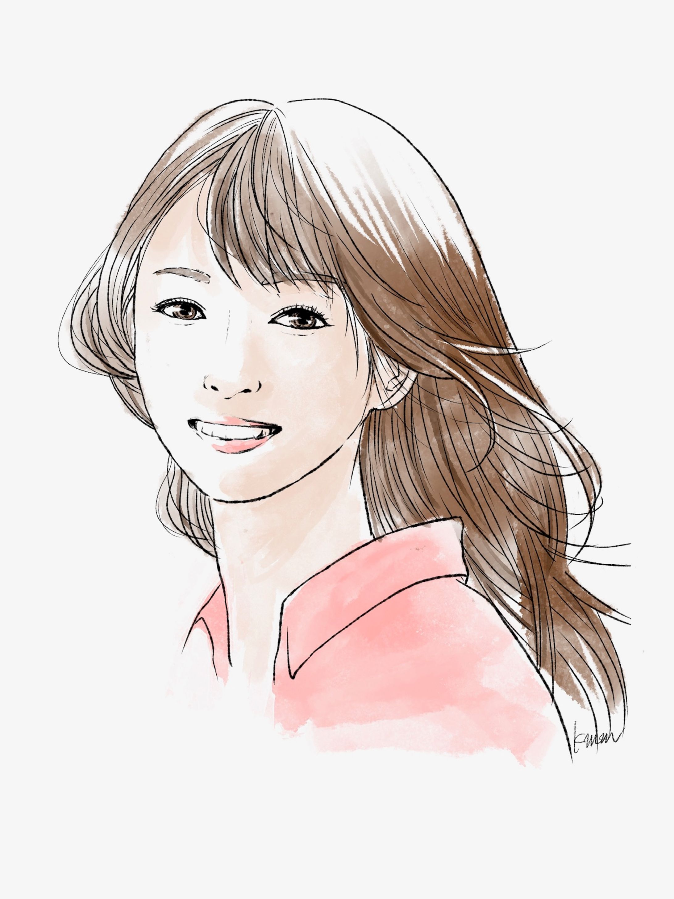 似顔絵イラスト【F】-1