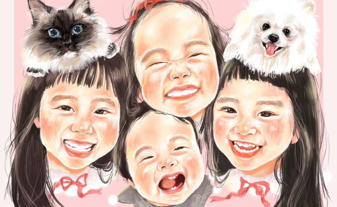 こども似顔絵