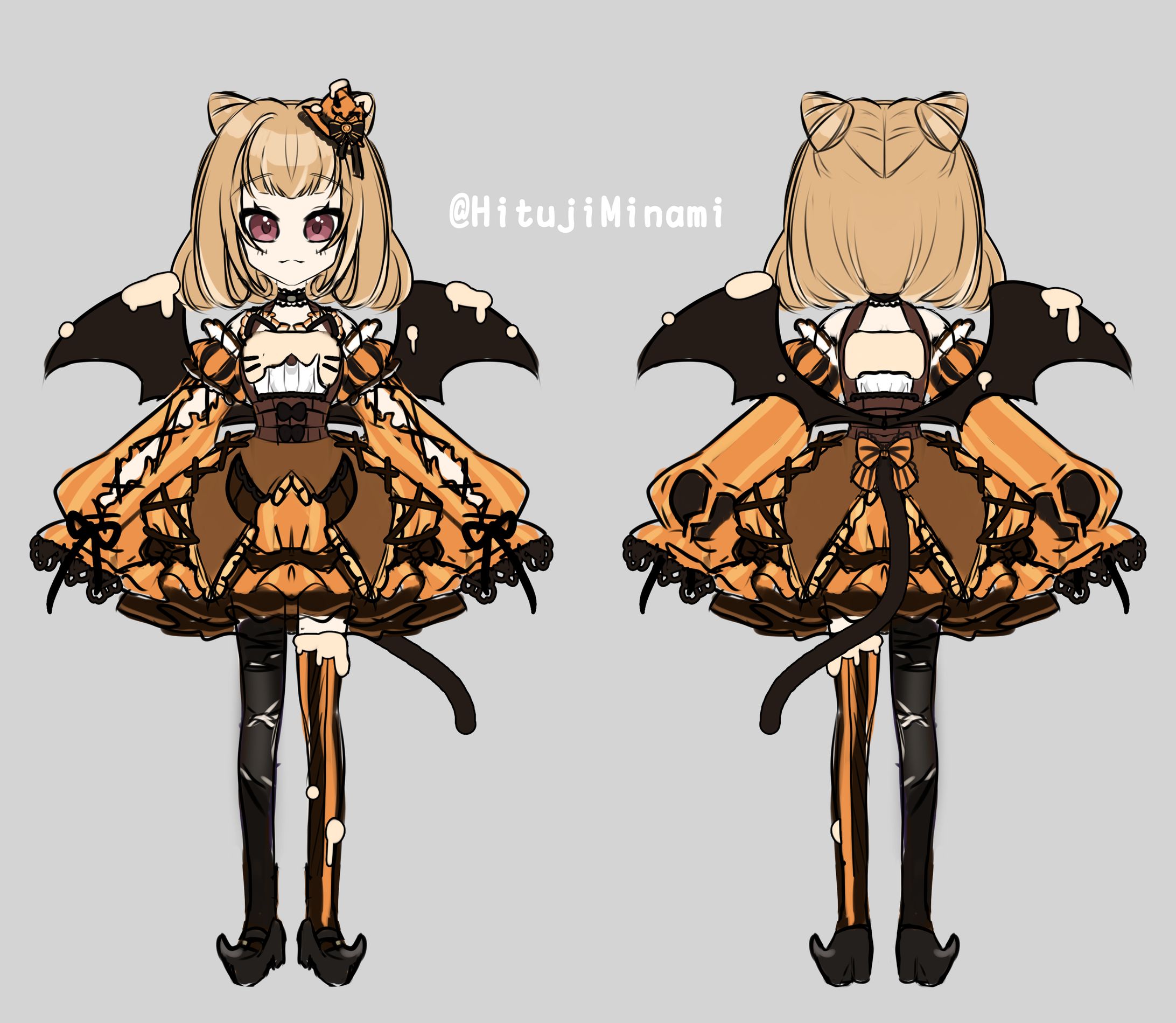 【デザイン】ハロウィン【ドレス】-1