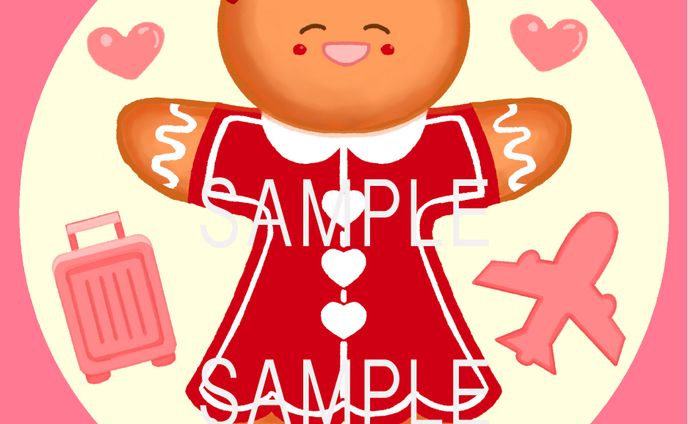 アイコンイラスト【ジンジャークッキー】