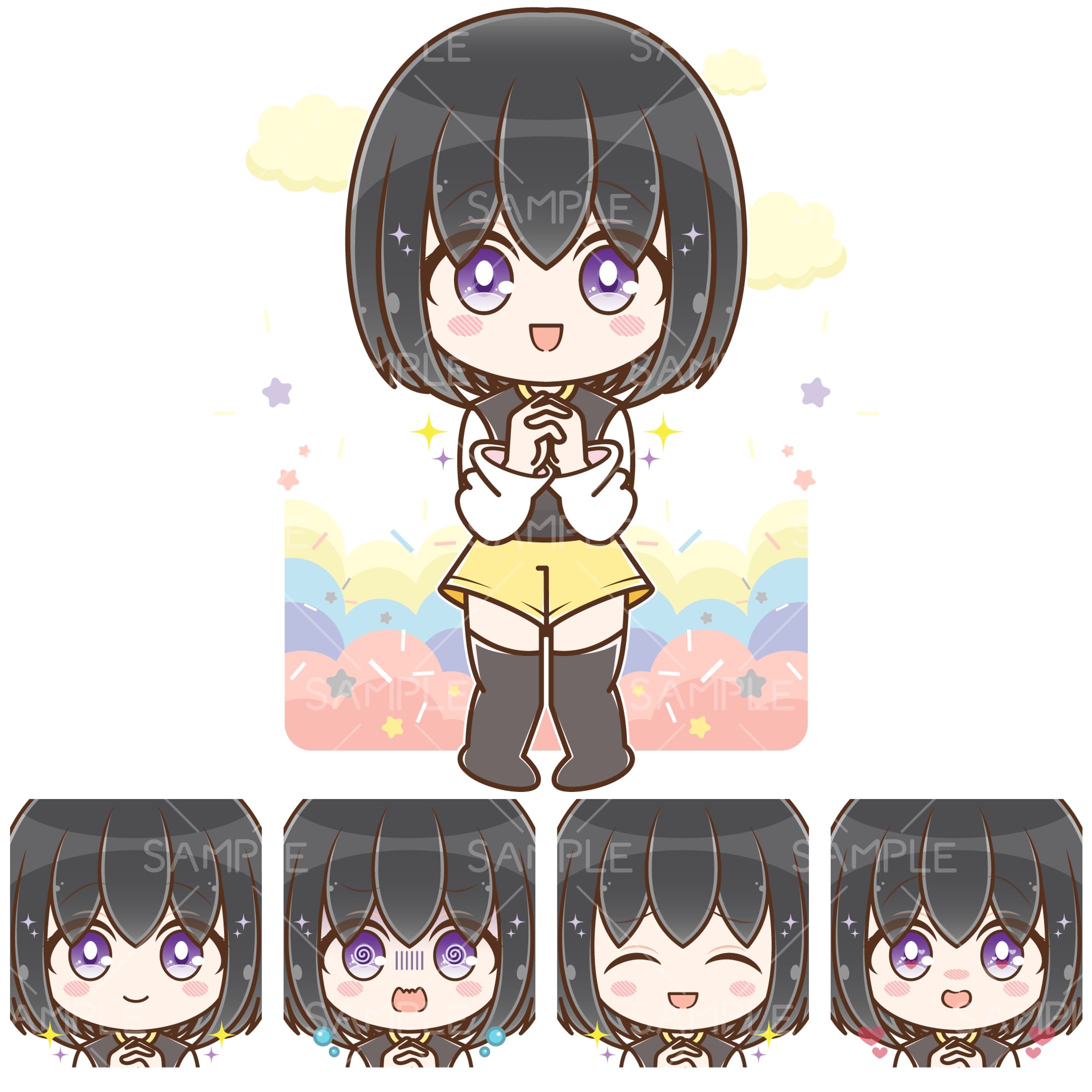 ご依頼◆ミニキャラクター作画-1