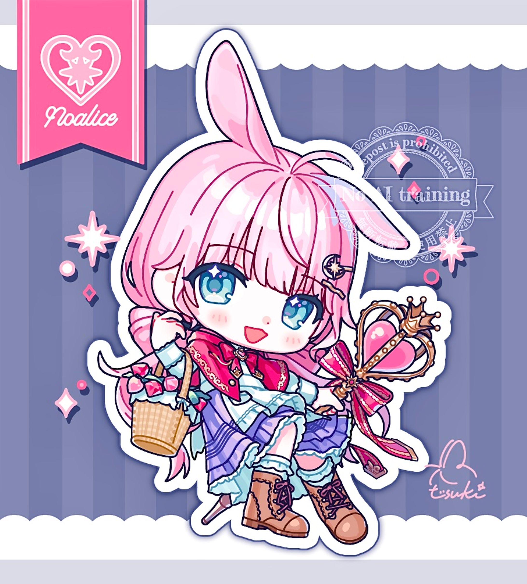 【創作】デフォルメイラスト-1