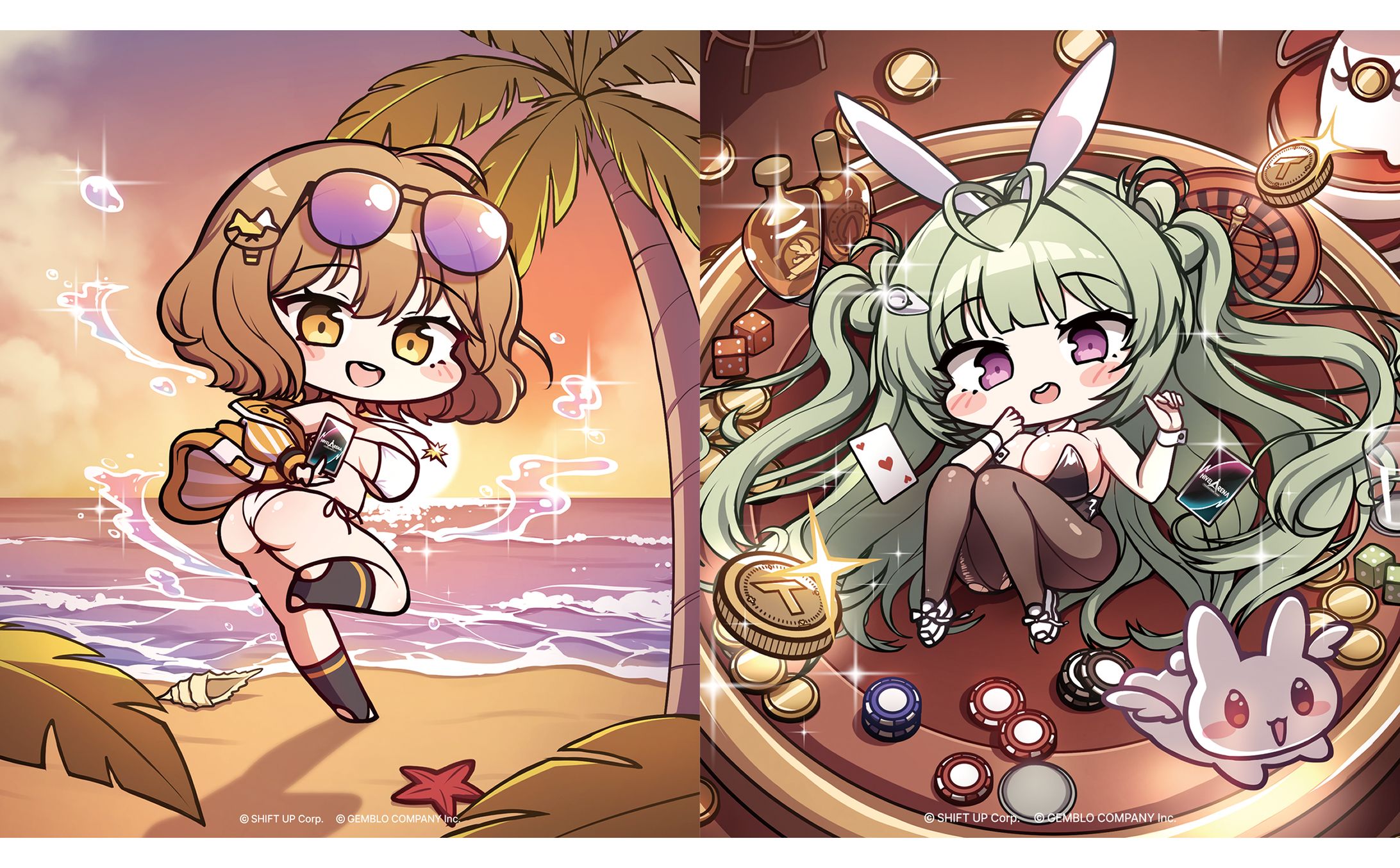 [NIKKE : 니벨 아레나] 카드 SD 일러스트 2종-1