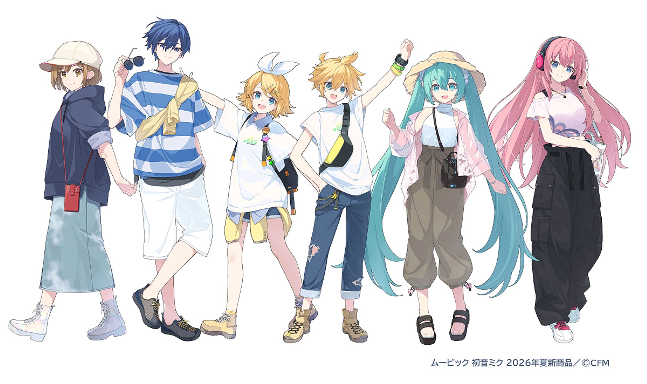 ムービック「初音ミク2026夏新商品」グッズ用イラスト　-1
