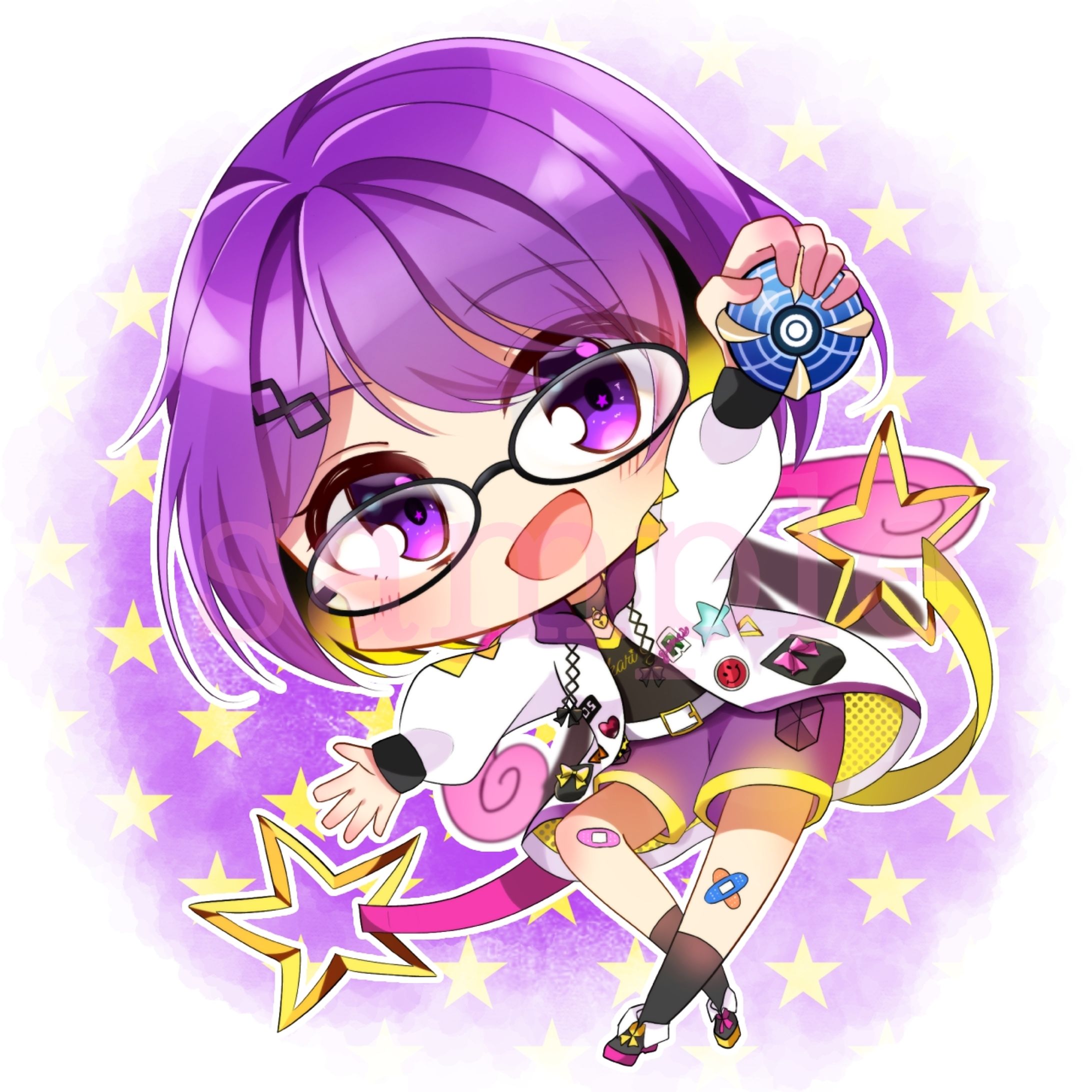 【アイコンイラスト】星乃あかり様　YouTubeアイコン-1