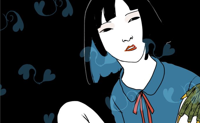 河童(と)(な)女学生
