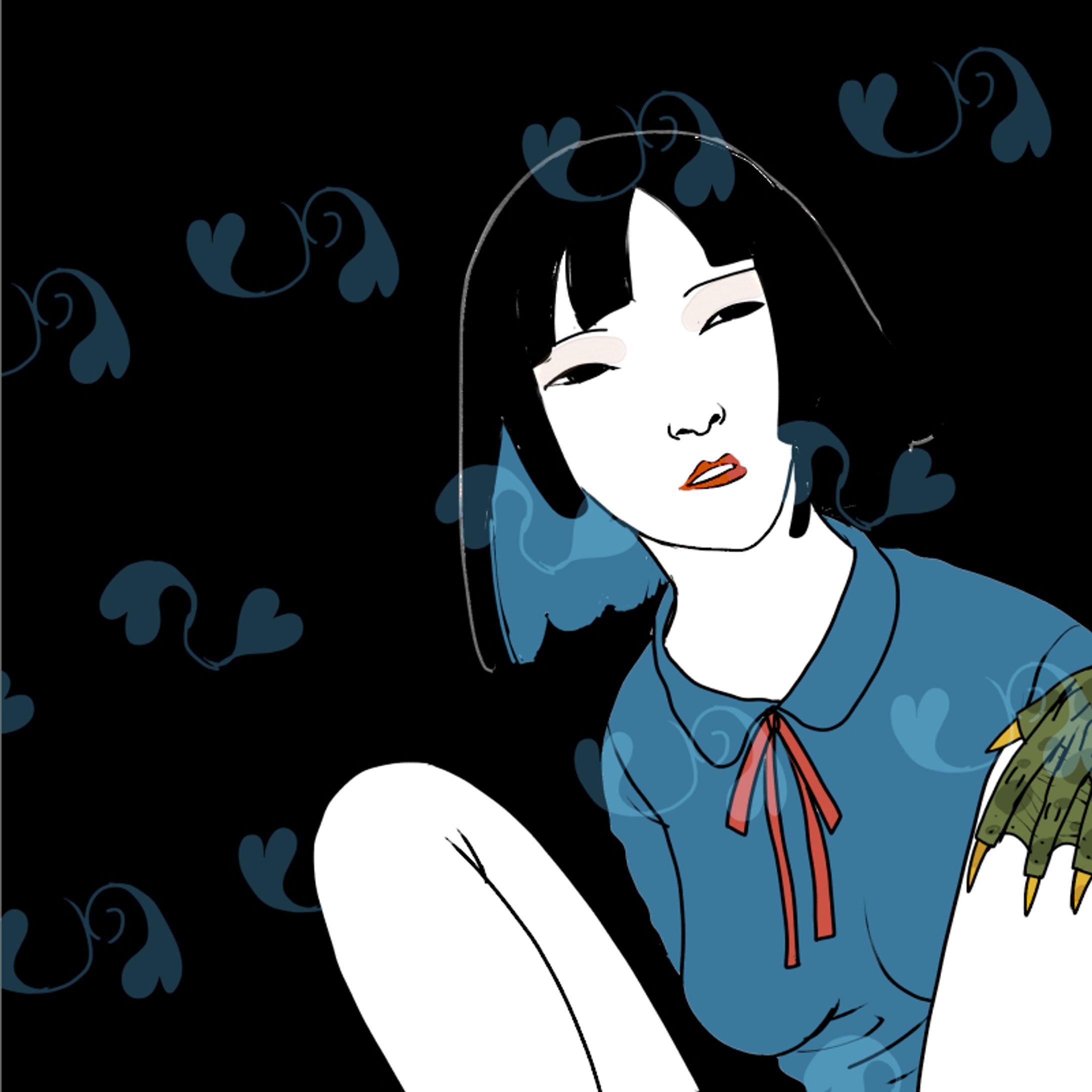 河童(と)(な)女学生-1