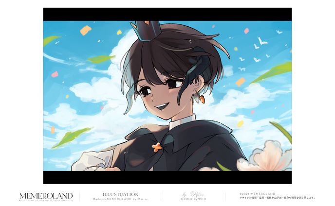 SNSで投稿した趣味の絵など