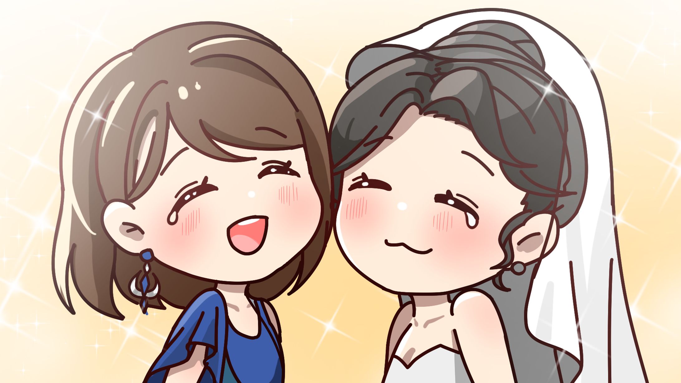 【デフォルメ】架空サービス広告のイラスト-1